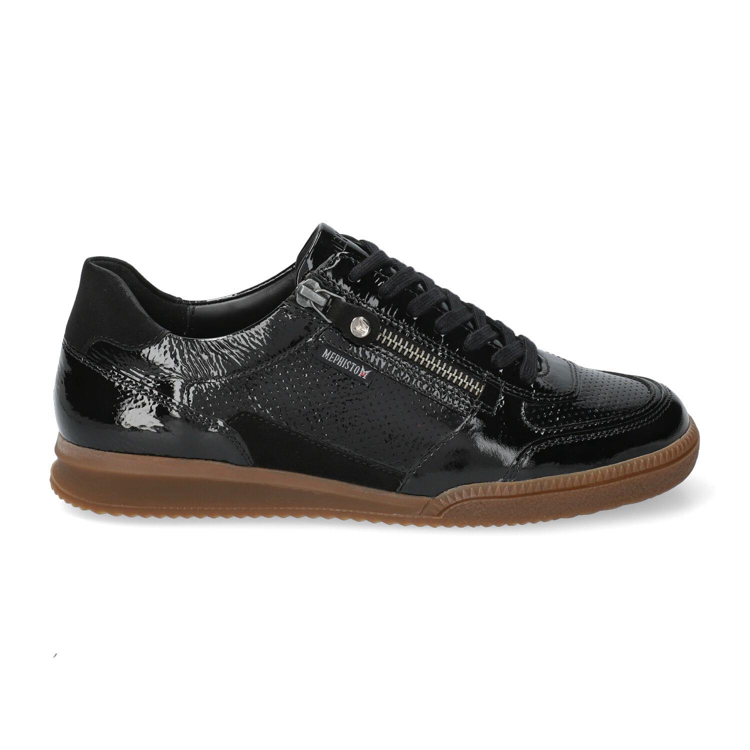 lacets femme modèle Walie noir - Mephisto